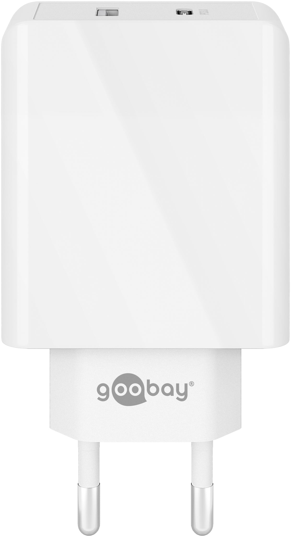 Double chargeur rapide USB-A +C 28W - Goobay