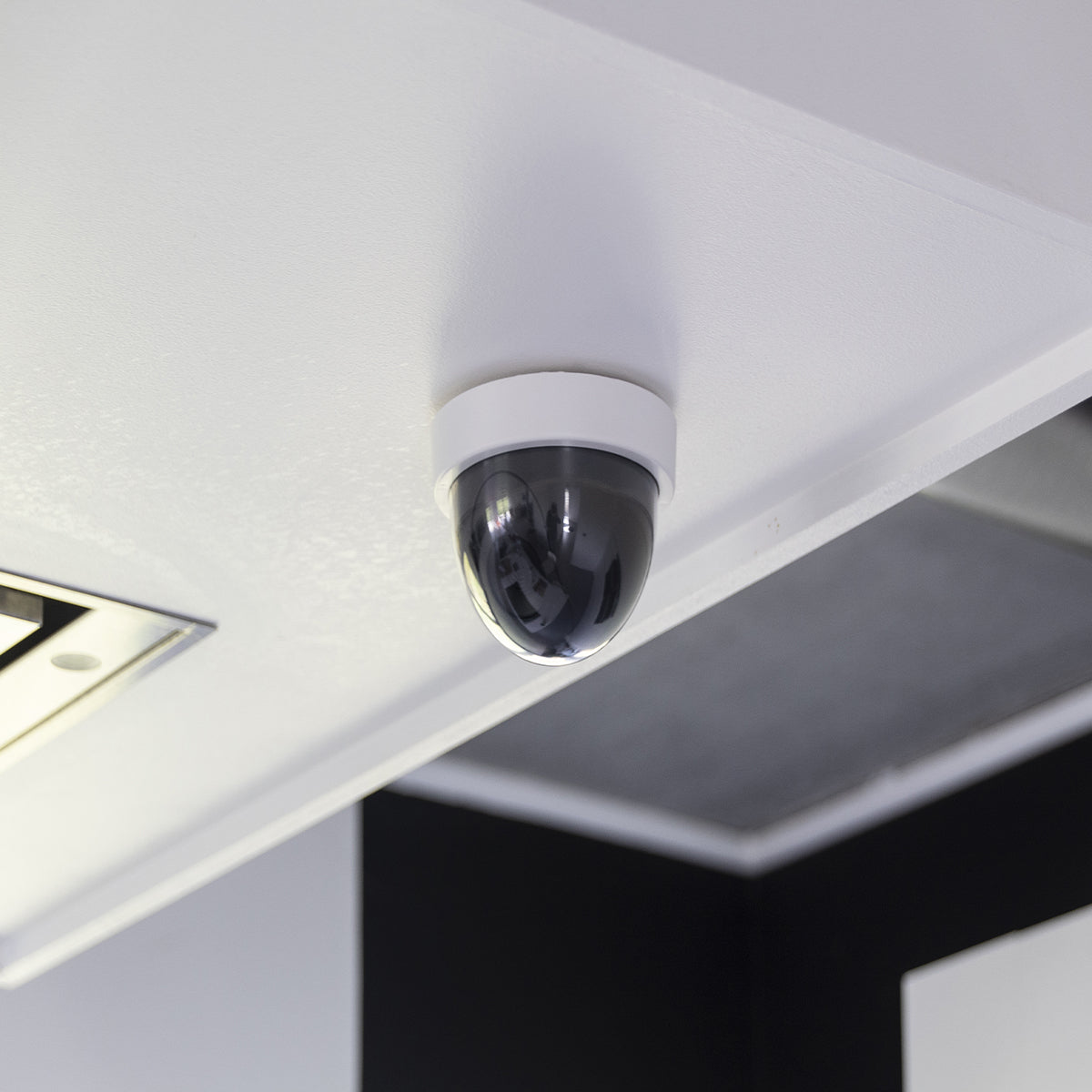Caméra factice dôme avec LED Bleue fixe - Chacon