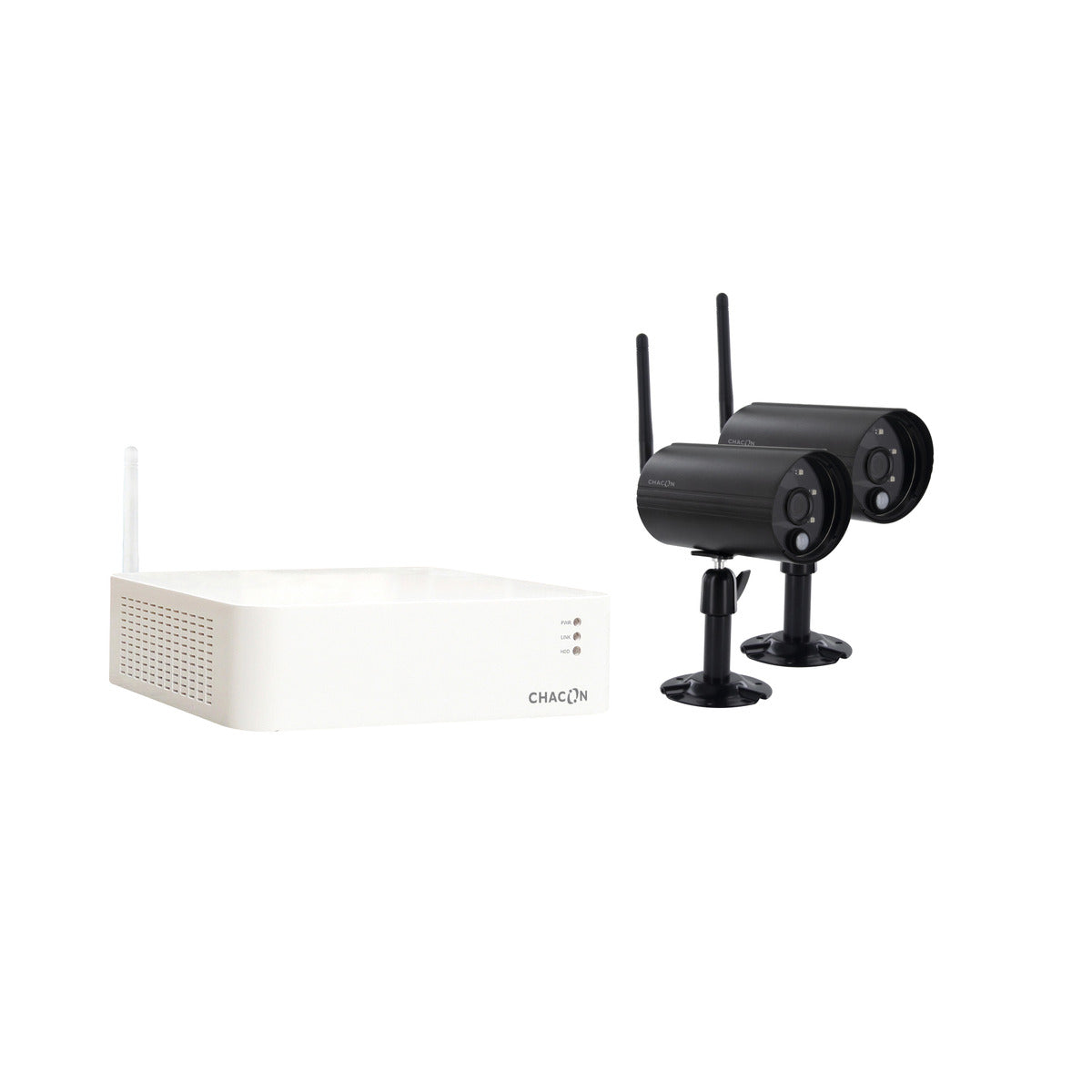 Kit de vidéosurveillance DVR sans fil + 2 caméras - Chacon