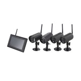 Kit de 4 caméras sans fil avec écran tactile 1080p - Chacon