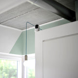 Caméra de surveillance Wi-Fi intérieure HD rotative - 128Go - Blanc et Noir - Chacon