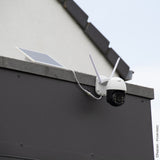 Caméra de surveillance extérieure Wi-Fi sans fil + panneau solaire 7,8W - IP65 - Chacon