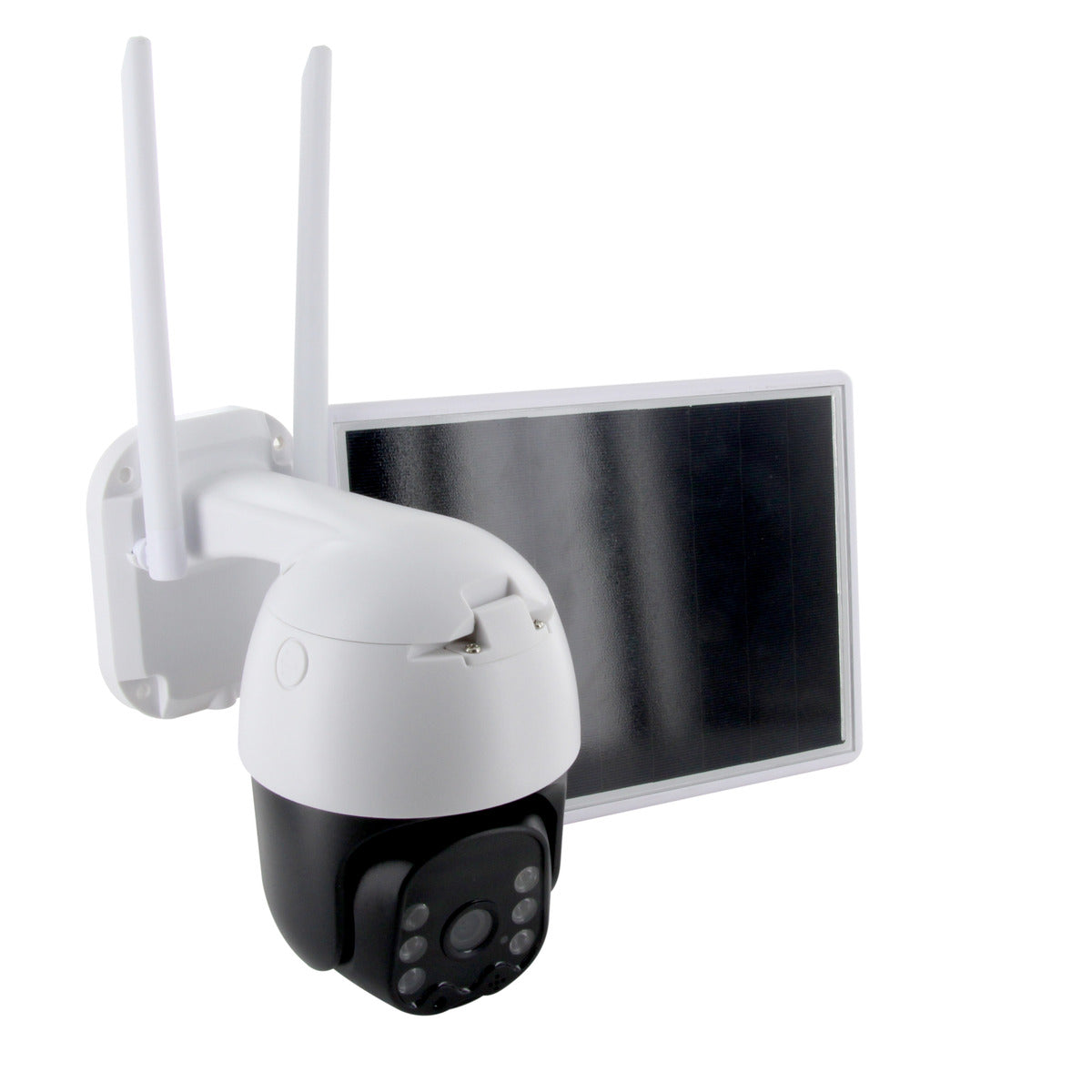 Caméra de surveillance extérieure Wi-Fi sans fil + panneau solaire 7,8W - IP65 - Chacon