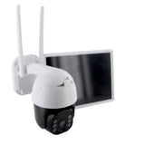 Caméra de surveillance extérieure Wi-Fi sans fil + panneau solaire 7,8W - IP65 - Chacon