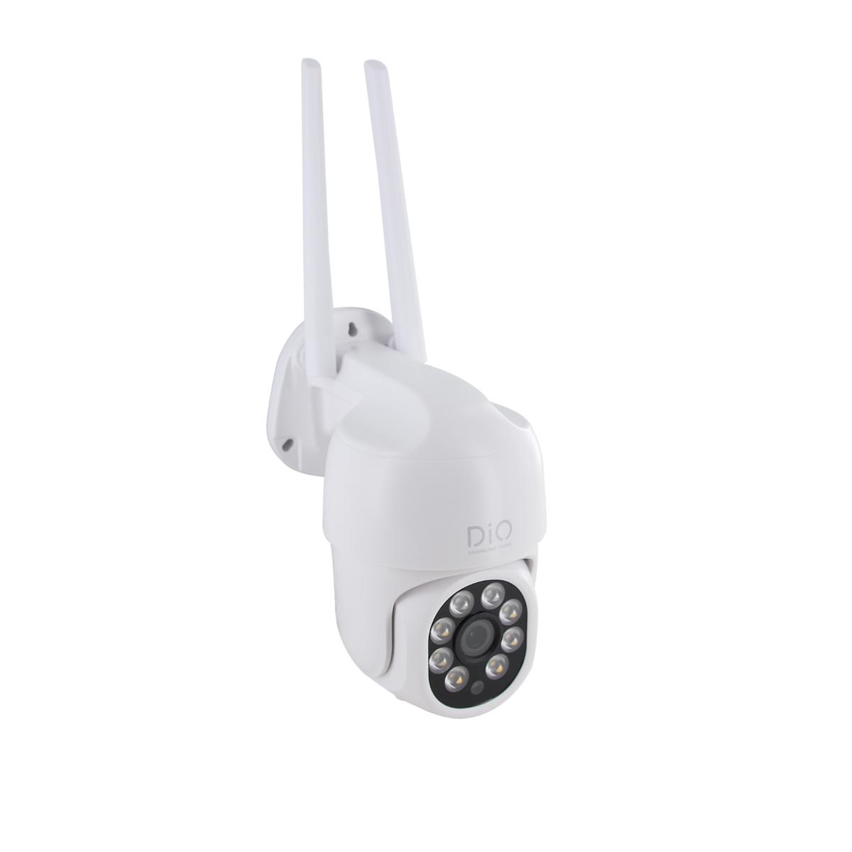 Caméra extérieure filaire rotative 4MP + vision nocturne - DiO