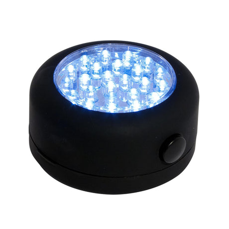 Lampe LED ronde magnétique - classe A+ Noir - 60lm - Chacon