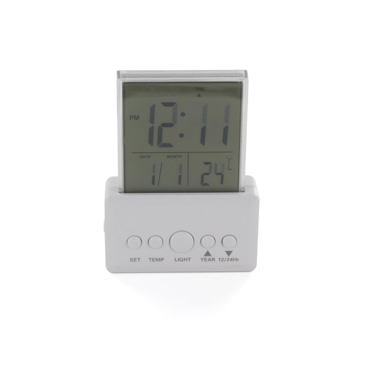 Veilleuse enfichable horloge + batterie - Chacon