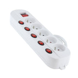 Bloc multiprise 5x16A + 5 interrupteurs - Chacon