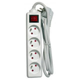 Bloc multiprise 16A + interrupteur blanc - Chacon