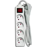Bloc multiprise 16A + interrupteur blanc - Chacon