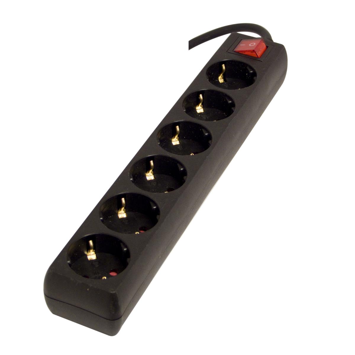 Multiprise 6x16 A + interrupteur - Chacon