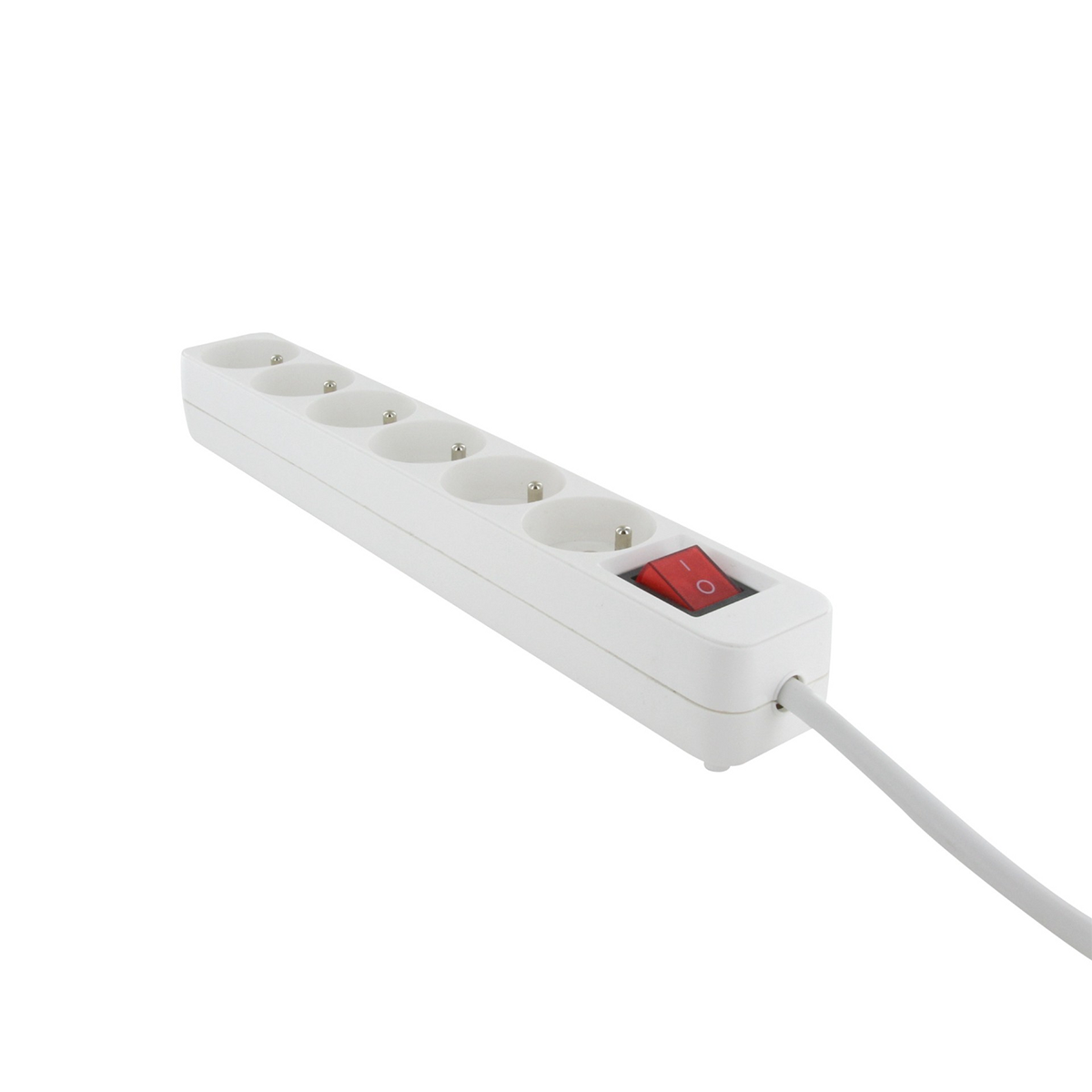 Bloc multiprise 6x16A + interrupteur - Chacon