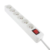 Multiprise recyclée 6x16A + interrupteur - Chacon