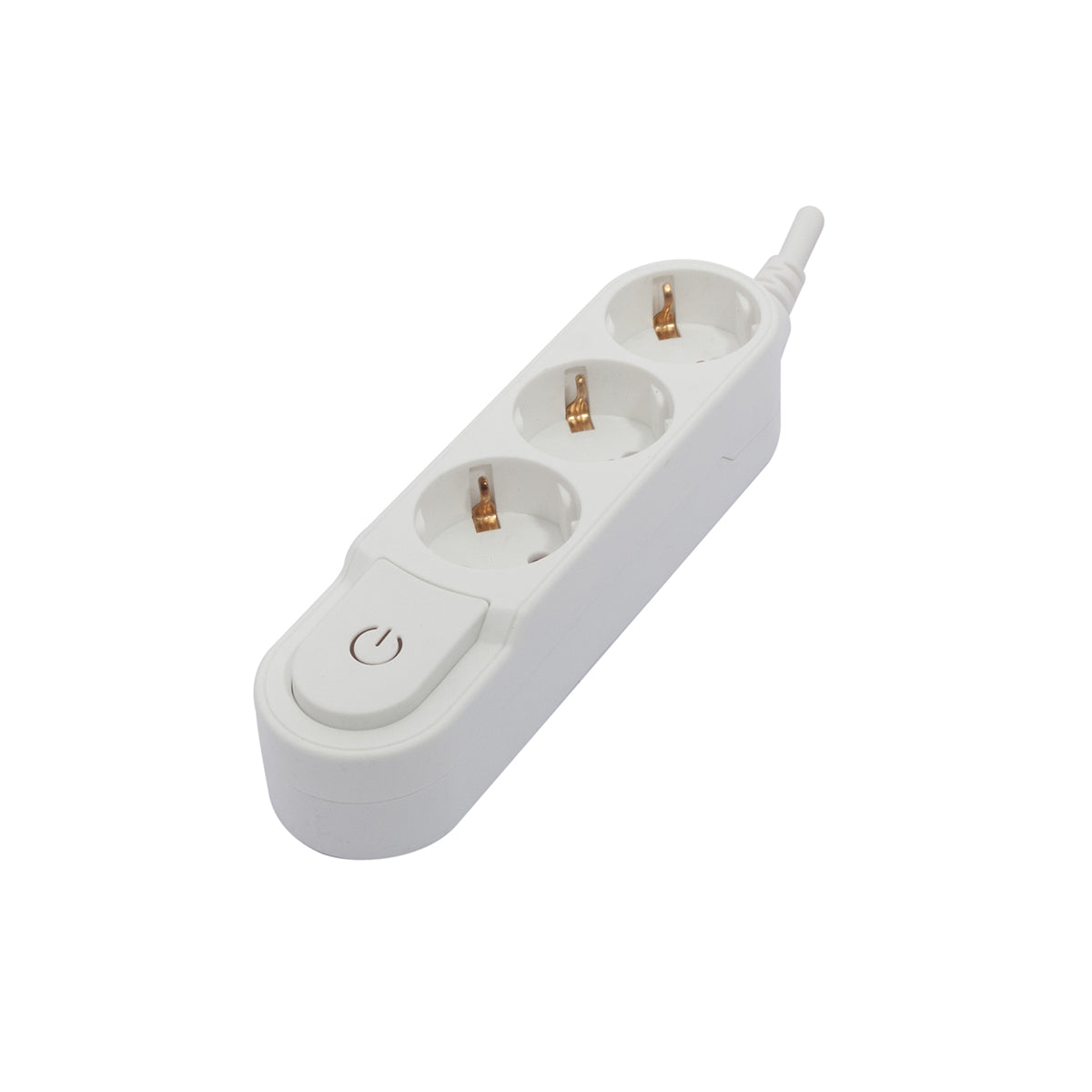 Multiprise Design Schuko 16A - blanc - Chacon