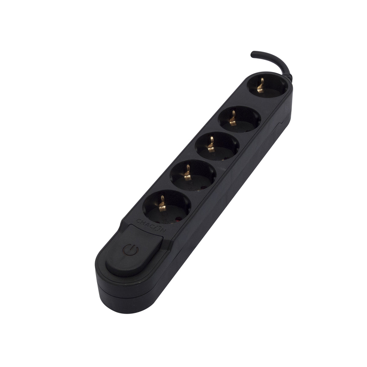 Multiprise Design Schuko 16A - noir - Chacon