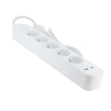 Bloc multiprise 5x16A USB-A+USB-C - câble 1,5m - Chacon