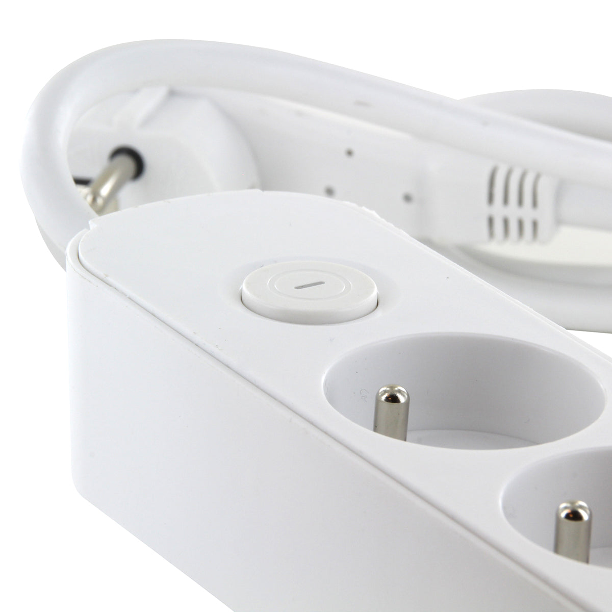 Bloc multiprise 5x16A USB-A+USB-C - câble 1,5m - Chacon