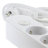 Bloc multiprise 5x16A USB-A+USB-C - câble 1,5m - Chacon