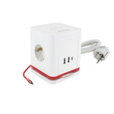 Bloc multiprise 3 prises + 4 ports USB - Quick Charge - Chacon