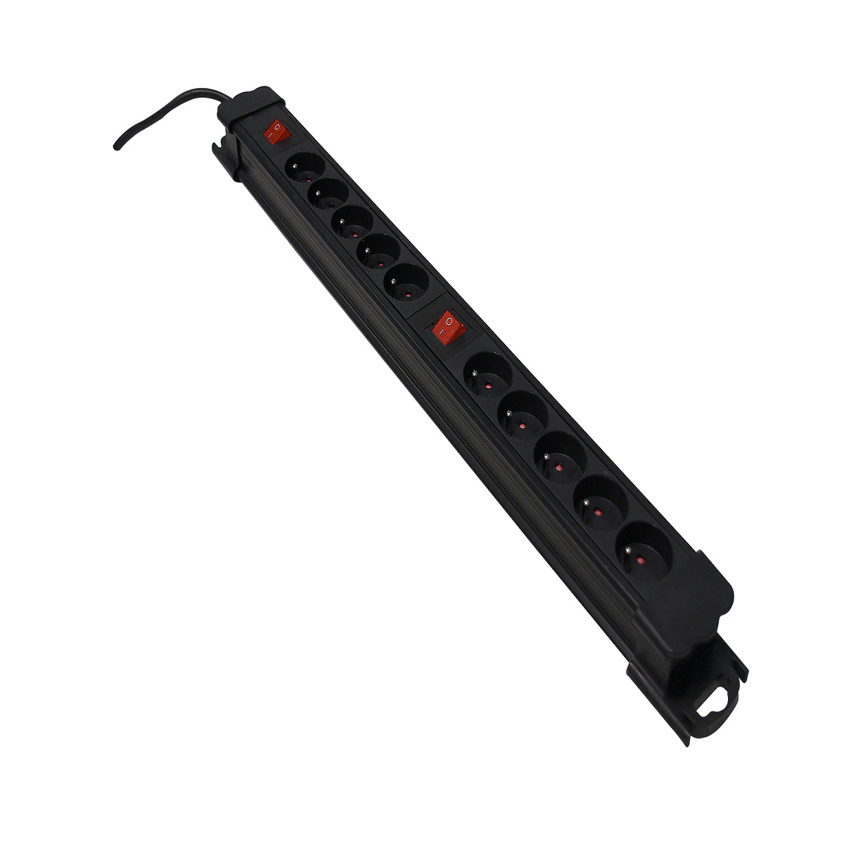 Multiprise 8x16A + 2 interrupteurs - Chacon