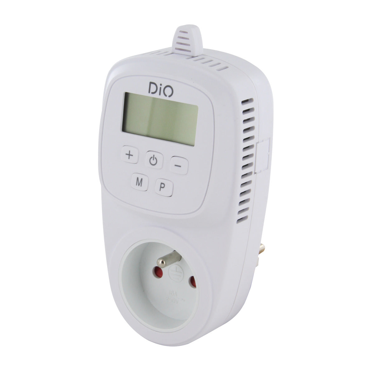 Prise connectée thermostatique - 3680W - chauffage + clim - Blanc - DiO