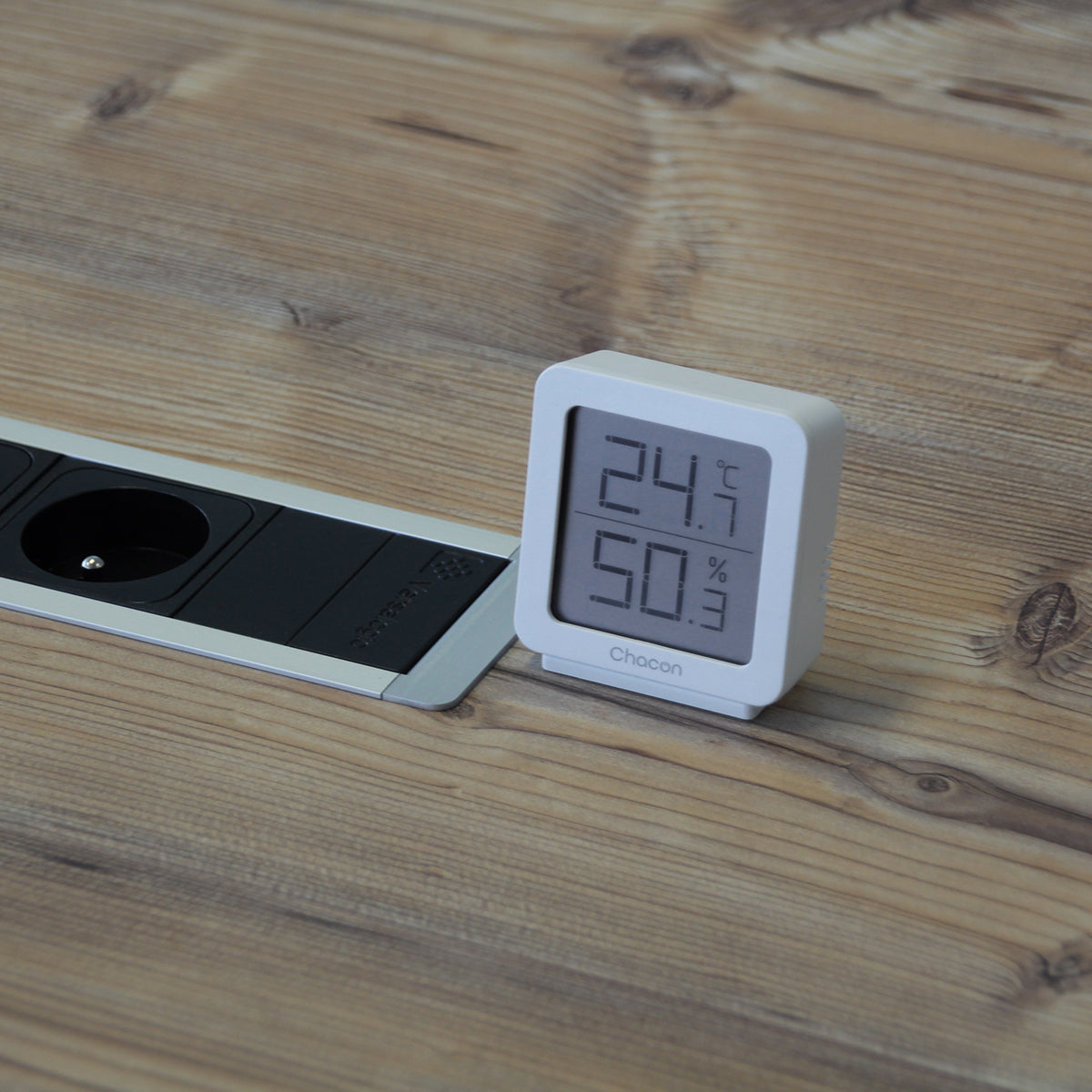 Thermomètre intérieur sans fil + hygromètre - Chacon