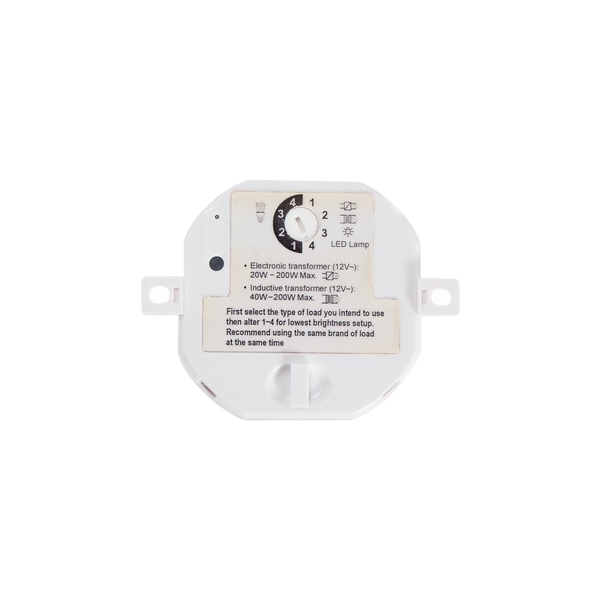 Module variateur intensité éclairage 200W - télécommande - Blanc - DiO