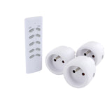 Set de 3 prises On/Off + télécommande - Chacon