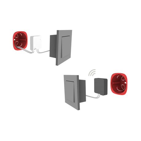 Kit va et vient récepteur + émetteur 250W - Blanc - DiO
