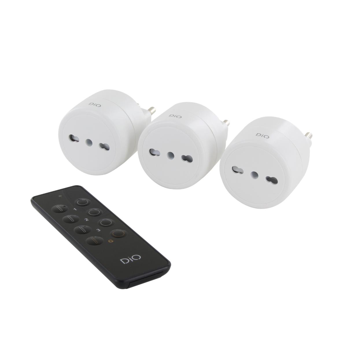 Kit de 3 prises télécommandées 1500W - DiO