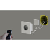 Micro module prise encastrée - 3500W - extra plat - Blanc - DiO