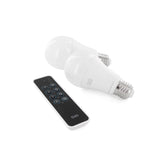 Set de 2 ampoules LED connectées + télécommande - E27 / 60W - DiO