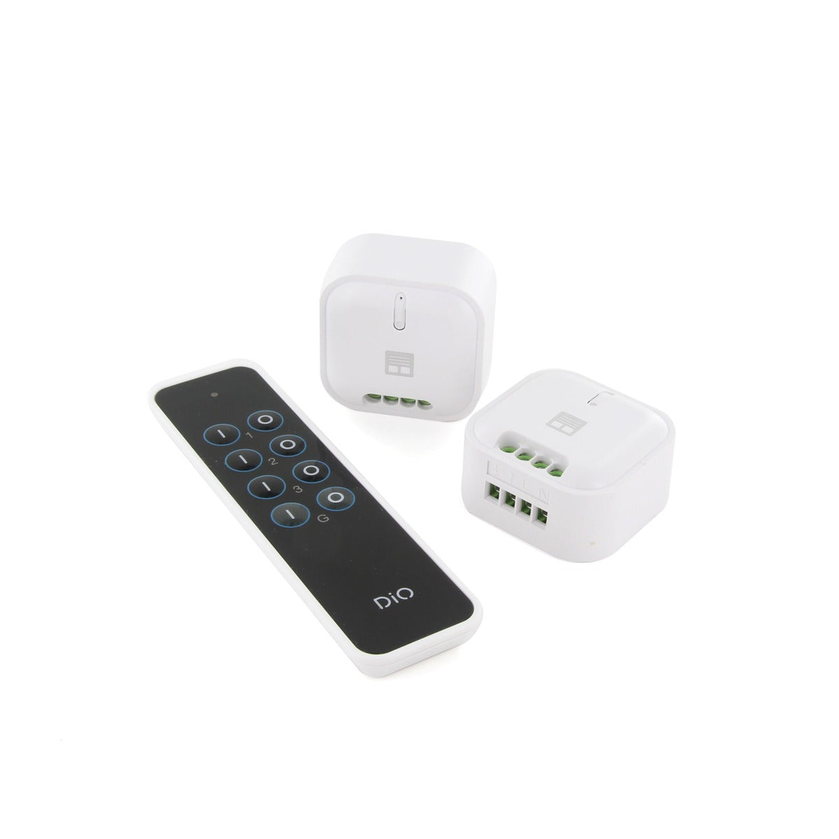 Set de 2 modules pour volets + télécommande - 500W - DiO