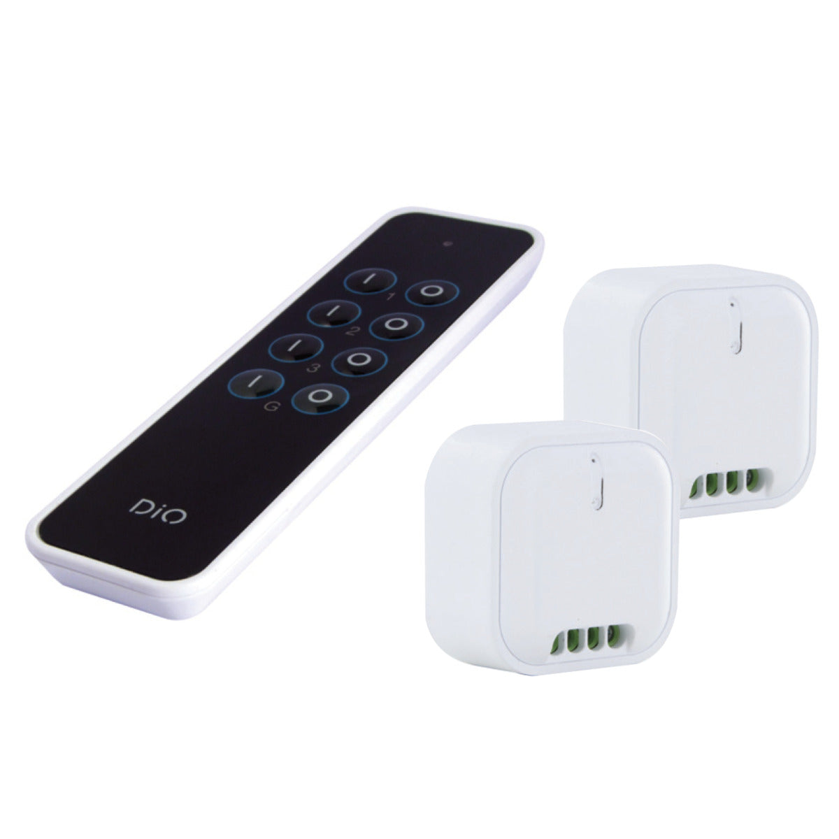 Set de 2 modules pour volets + télécommande - 500W - DiO