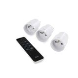 Set de 3 mini prises nano On/Off + télécommande - 2300W - Blanc et Noir - DiO