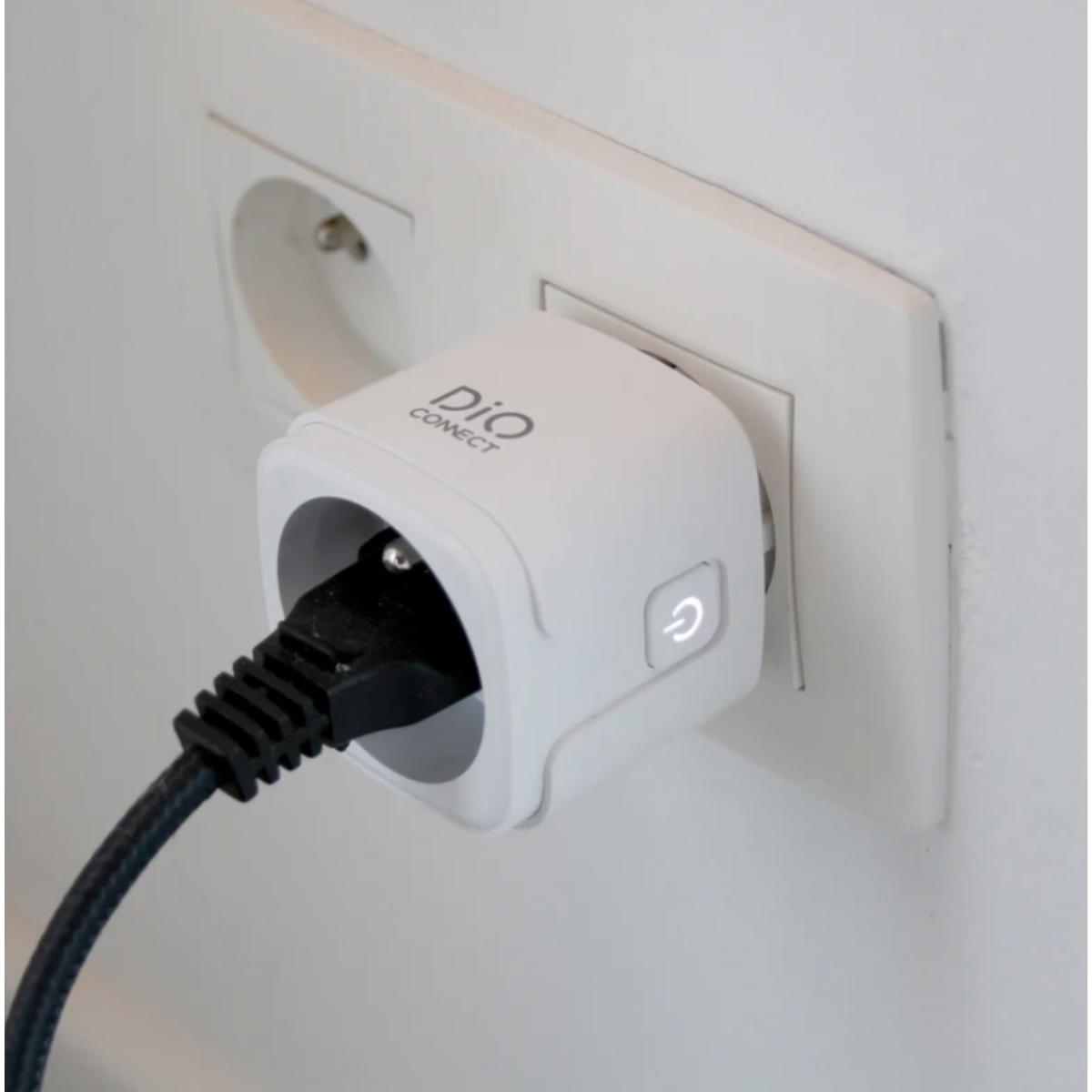Kit domotique 2 prises nano 433 MHz + 1 prise WiFi + télécommande - DiO