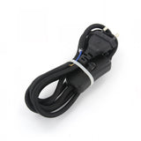 Câble textile noir H03VVH2-F - 2m - Chacon