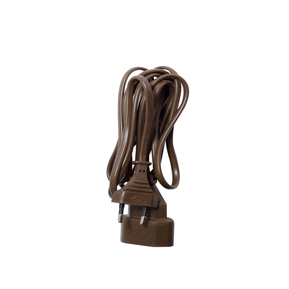 Prolongateur H03VVH2F 2x0,75mm² - 5 m Brun - Chacon