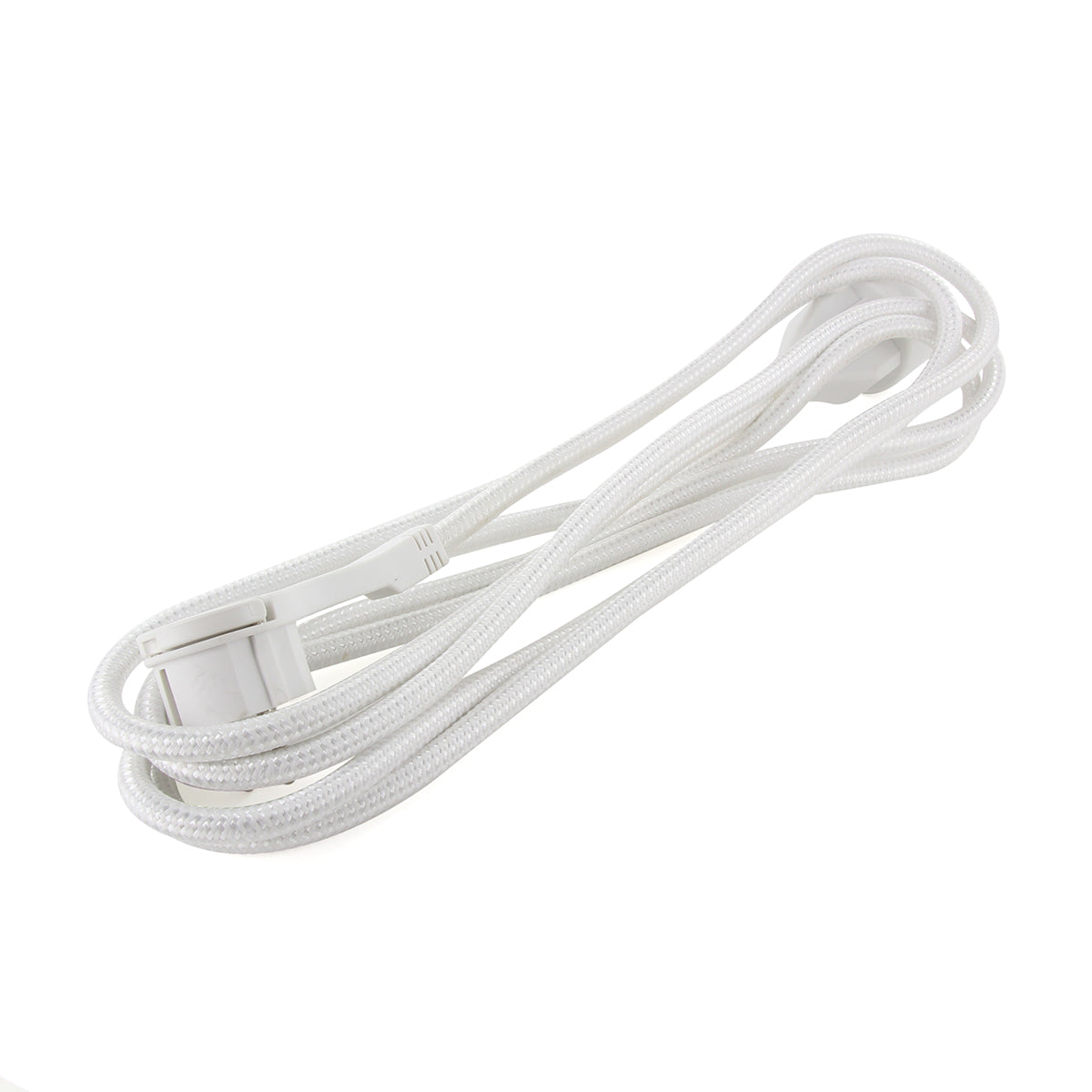 Prolongateur textile prise FR - fiche plate - Chacon