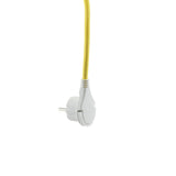 Prolongateur textile prise FR - fiche plate - Chacon