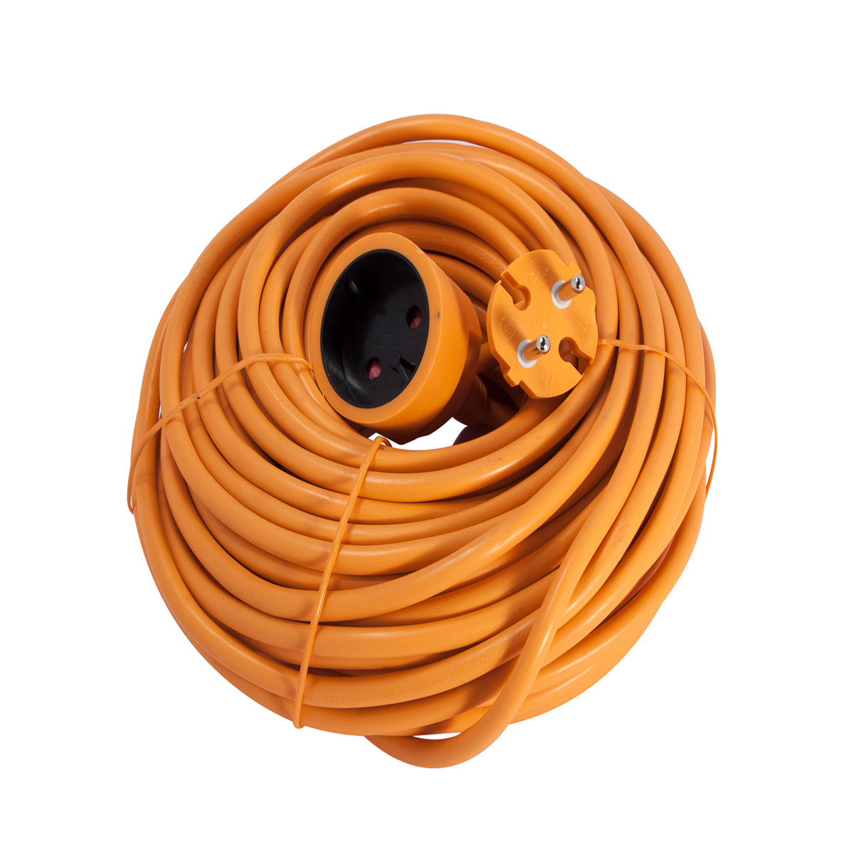 Prolongateur Schuko sans terre - orange - Chacon