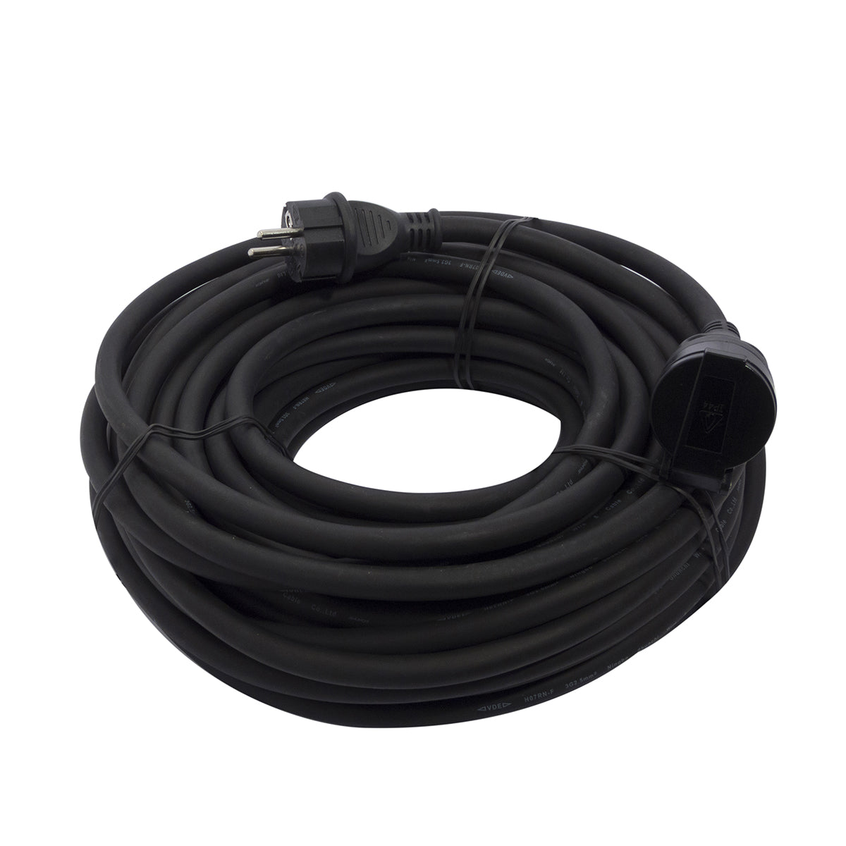 Prolongateur HO7RN-F 3 x 1,5mm² - noir - Chacon