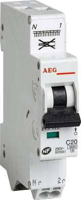 Disjoncteur à connexion automatique PH/N 4,5KA Type AC - AEG