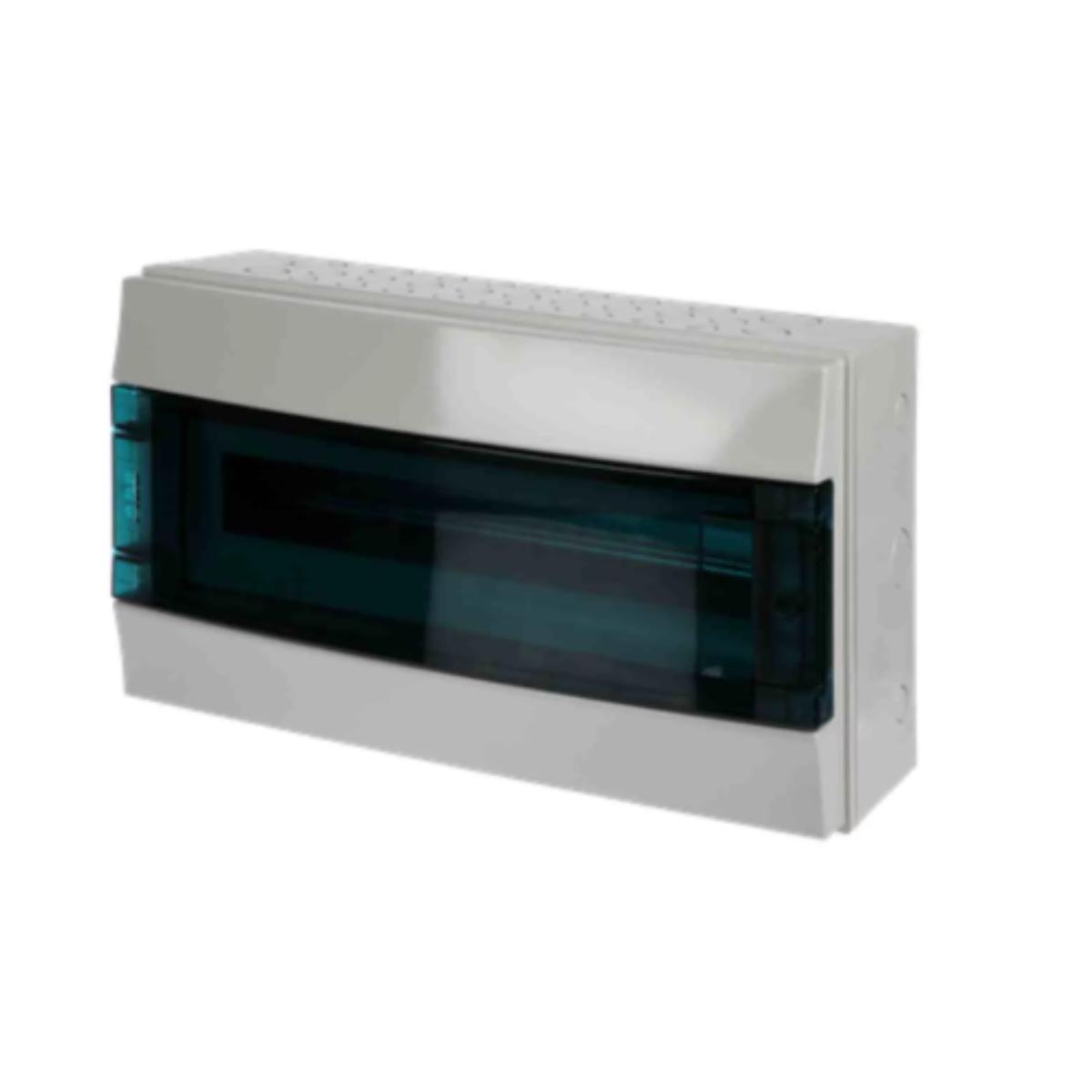Coffret étanche universel Mistral65H 1 rangée 18 modules - en saillie - ABB