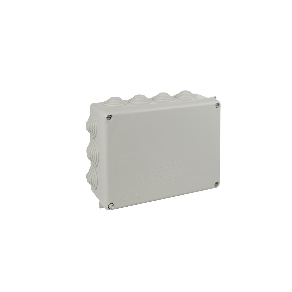 Boîte de dérivation rectangulaire IP55 14 entrées - 220 x 170 x 80 mm - Solera