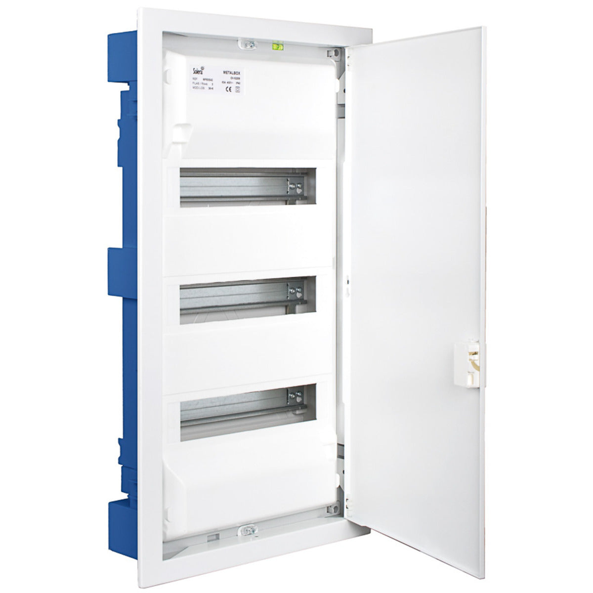 Coffret modulaire encastré métal 3 rangées - Solera