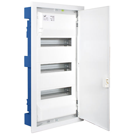 Coffret modulaire encastré métal 3 rangées - Solera