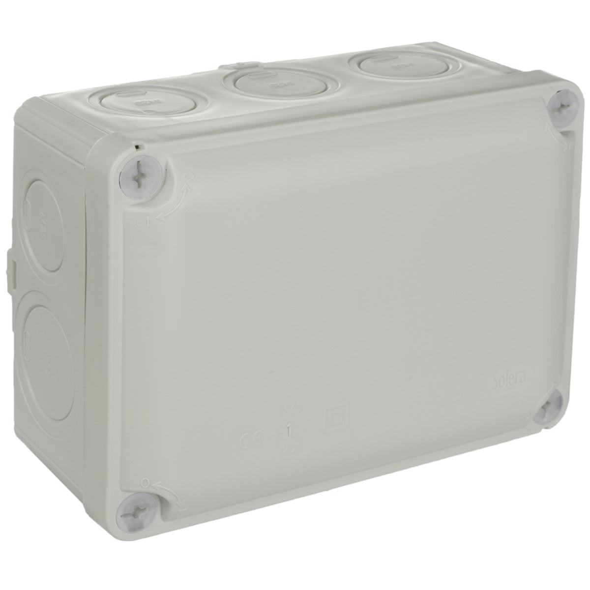 Boîte de dérivation rectangulaire IP65 - 153 x 110 x 65 mm - Solera
