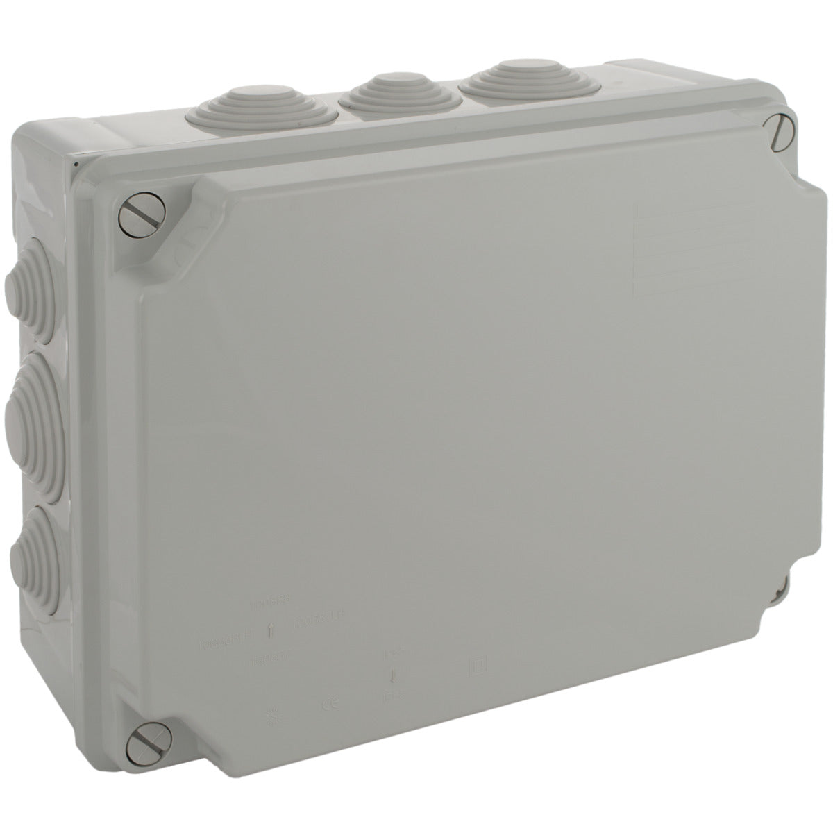 Boîte de dérivation rectangulaire IP55 12 entrées - 310 x 240 x 125 mm - Solera