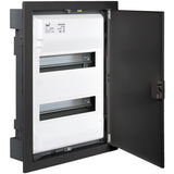 Coffret modulaire encastré métal 2 rangées - Solera